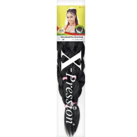 X-Pression Lagos Braid Pre-Stretched 42"- 46" inch