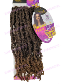 Cherish Bulk Butterfly Locs Pre Looped Crochet Hair 12 inch