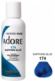 Adore Semi Permanent Hair Color 174 Sapphire Blue 118 ml