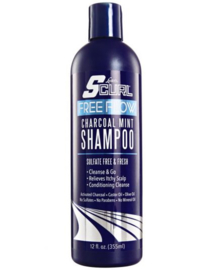 Scurl Free Flow Charcoal Mint Shampoo 355ml