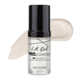 LA Girl Pro Coverage HD Liquid Foundation GLM641 White - Lightener