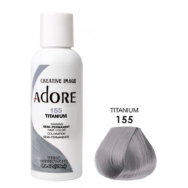 Adore Semi Permanent Hair Color 155 Titanium 118 ml