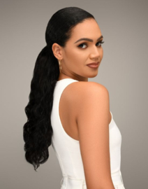 Feme 2-in-1 Human Hair Half Wig/Ponytail - Chantel