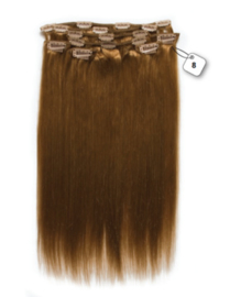 Red Fox Clip in Extensions Straight  ( 100 % Human Hair )