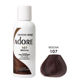 Adore Semi Permanent Hair Color 107 Mocha 118 ml