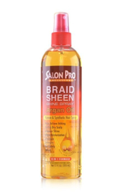 Salon Pro Braid Sheen Spray Argan 12oz