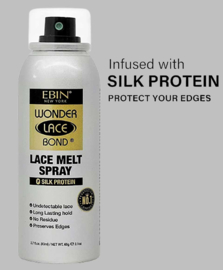 Ebin Wonder Lace Bond Lace Melt Aerosol Spray Silk Protein 80ml