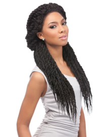 Sensationnel Empress Braided Lace Wig Senegal Lock Braids