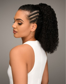 Feme 2-in-1 Human Hair Half Wig/Ponytail - Alyssa