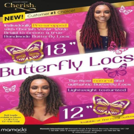 Cherish Bulk Butterfly Locs Pre Looped Crochet Hair 12 inch