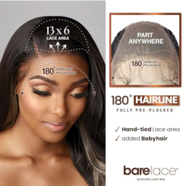 Sensationnel Bare Human Hair Blend Mix Lace Wig - Unit 1