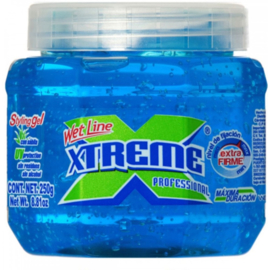 Wet Line Xtreme Professional Styling Gel Extra Hold Blue, 8.8 Oz / 250 Ml