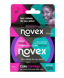Novex Mystic Black Edge Control Gel Strong Hold 60 g