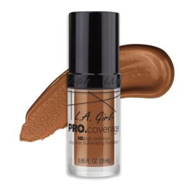 LA Girl Pro Coverage HD Liquid Foundation GLM653 Toast