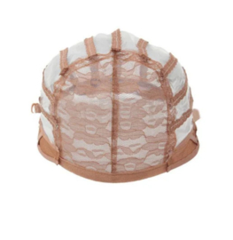 Lace Cap met plastic - Bruin