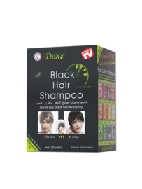 Dexe Black Hair Shampoo 25ml x 10