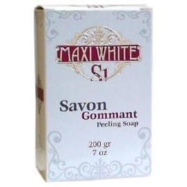 Maxi White S1 Savon Gommant Peeling Soap 200g
