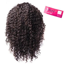 Indian Shri Human Hair Front Lace Wig - Jerry Curl