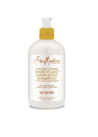 Shea Moisture Coconut Custard Make it Last Wash N' Go Shampoo 384 ml