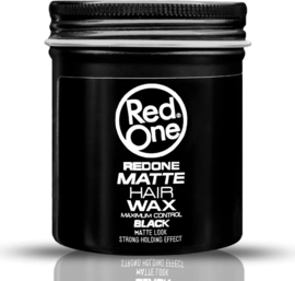 Red One Matte Hair Wax Black 100ml