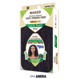 Shake-N-Go Naked Brazilian 100% Human Hair Lace Part Wig - Amira