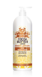 American Dream Cocoa Butter brightening  Lemon Body Lotion 750ml