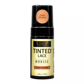 Ebin Tinted Lace Mousse Dark Brown 100ml