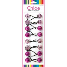 Chloe Ponytail Glitter 8 pcs BR2620GPK