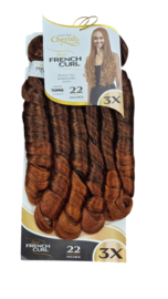 Cherish 3X Spiral Pre Stretched French Curl Braid 22 inch