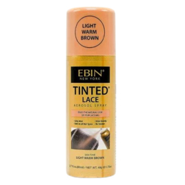 EBIN Tinted Lace Aerosol Spray - Light Warm Brown 80ml