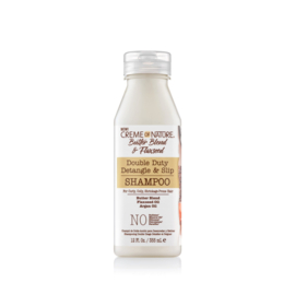 Creme of Nature Butter Blend & Flaxseed Double Duty Detangle & Slip Shampoo 12 oz