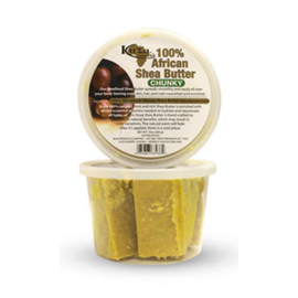 Kuza African Sheabutter Yellow Chunky 10 oz