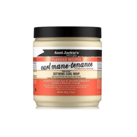 Aunt Jackie's Curls & Coils Flaxseed  Mane-Tenance Defining Curl Whip 426 gr
