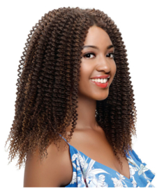 Noble Gold Big Kinky Curly Weave Pack of 7pcs set with Closure