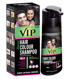 VIP Hair Colour Shampoo - Black 180ml