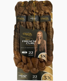 Cherish 3X Spiral Pre Stretched French Curl Braid 22 inch