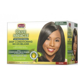 African Pride Olive Miracle No-lye Relaxer - SUPER