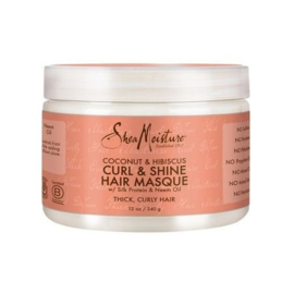 Shea Moisture Coconut & Hibiscus Curl & Shine Hair Masque 340 gr