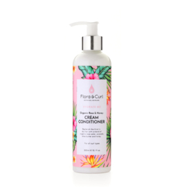 SALE! Flora & Curl Organic Rose & Honey Cream Conditioner, 300 ml