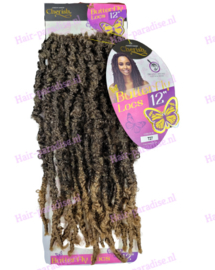 Cherish Bulk Butterfly Locs Pre Looped Crochet Hair 12 inch