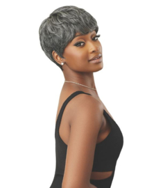 Outre Fab & Fly Grey Glamour Human Hair Wig - Arlette