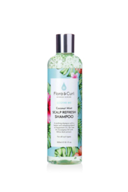 Flora & Curl Coconut Mint Scalp Refresh Shampoo 300ml.