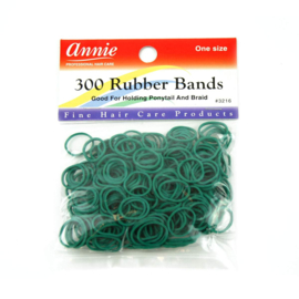 Annie Rubber Bnds Green 300pcs