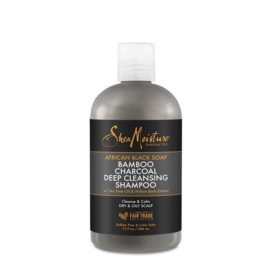 Shea Moisture African Black Soap Bamboo Charcoal Deep Cleansing Shampoo 384 ml