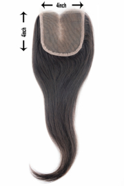 100 % Remy Brazilian Closure - Straight