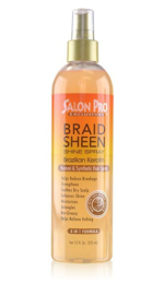 Salon Pro Braid Sheen Spray Keratin 12oz