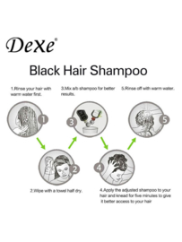 Dexe Black Hair Shampoo 25ml x 10