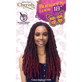 Cherish Bulk - 3X Butterfly Locs 18"