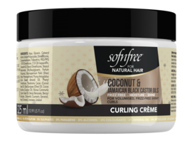 Sofn 'Free Curling Crème with Coconut & Jamaican Black Castor Oils 325ml
