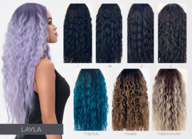 Spotlight 101 Synthetic Front Back Parting Lace Wig - Layla